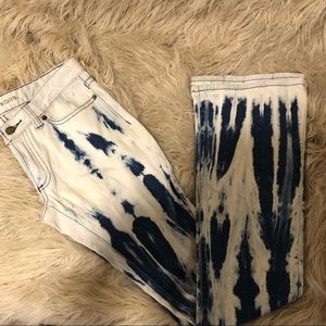 Michael Kors Tie Die Flare Jeans